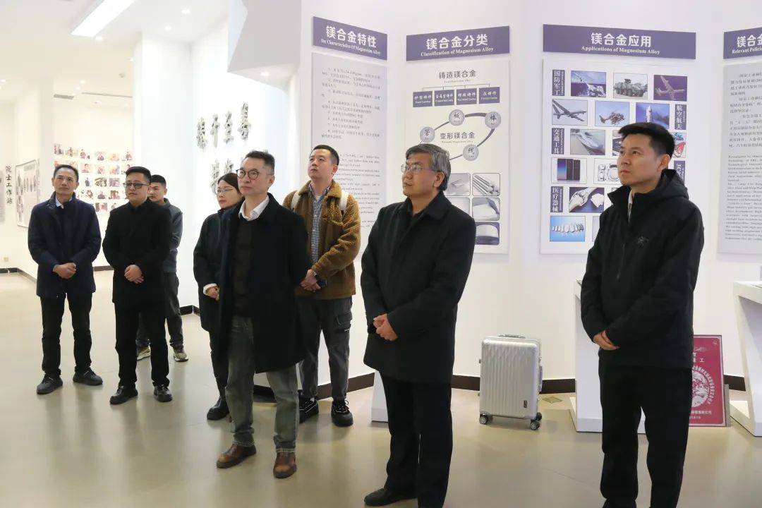 镁资讯：物产金轮刘韶一行到中天时代镁业考察
