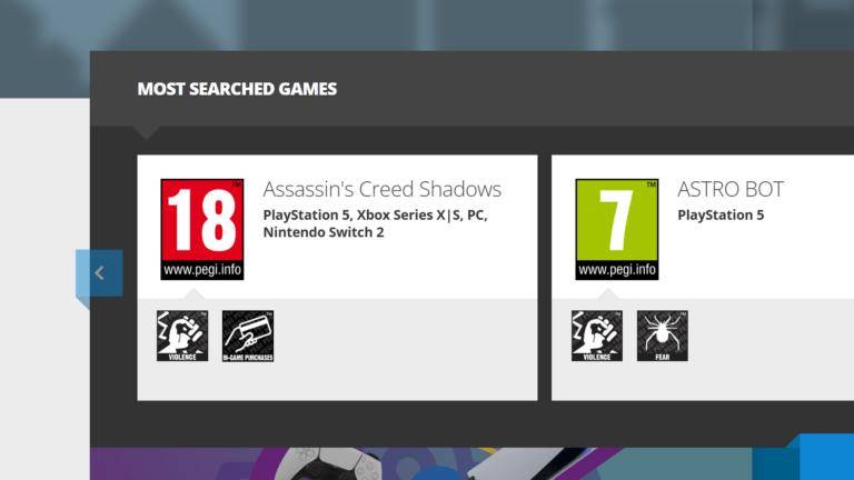 九游游戏娱乐资讯：《刺客信条：影》或将登陆Switch 2 PEGI官网疑泄平台信息